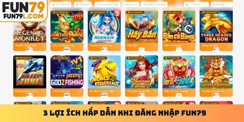 3 lợi ích hấp dẫn khi đăng nhập FUN79