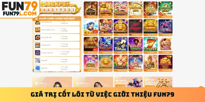 Giá trị cốt lõi từ việc giới thiệu FUN79